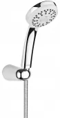 CERSANIT - Sprchová souprava s bodovým držákem MODI, 3 funkční, průměr ruční sprchy 8,5cm, kovová hadice dlouhá 150cm, s bodovým držákem a montážní sa