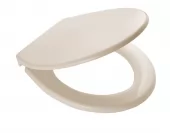 WC sedátko MIAMI, soft close, PP termoplast - sv. krémová, 44,3 × 37 cm (02101111)