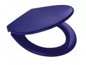 WC sedátko MIAMI, soft close, PP termoplast - modrá, 44,3 × 37 cm (02101133)
