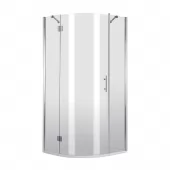 Sprchový kout - čtvrtkruh Anaheim 055P Levý (90x90x200 | R 55 cm | Transparent)