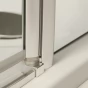 Jednokřídlé sprchové dveře MDO1 pro instalaci do niky