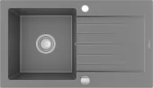 MEXEN - Pablo granitový dřez 1 s odkapávačem 752x436 mm, šedá 6510751010-71