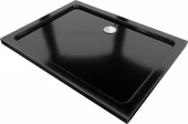 MEXEN - Flat sprchová vanička obdélníková slim 100 x 70, černá 40707010