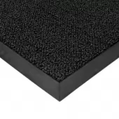 Černá plastová zátěžová vstupní čistící rohož Rita - 300 x 100 x 1 cm
