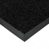 Černá textilní čistící vnitřní vstupní rohož Cleopatra Extra - 130 x 180 x 0,9 cm