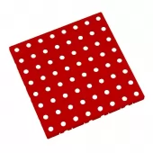 Červená polyethylenová dlažba AvaTile AT-STD - 25 x 25 x 1,6 cm