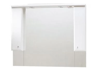  Vilma 130 Z Koupelnové zrcadlo s osvětlením a skříňkami - VYP