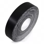 Černá gumová ochranná protiskluzová páska FLOMA Ribbed - 9,15 m x 5 cm a tloušťka 1,7 mm