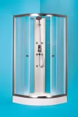Čtvrtkruhový sprchový box GRANADA (OLBGRA90CMBV+VANKSOF90NNEW)