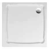 GELCO - DIONA sprchová vanička z litého mramoru, čtverec 90x90x7,5cm GD009