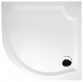 GELCO - VIVA90 sprchová vanička z litého mramoru, čtvrtkruh, 90x90cm, R550 GV559