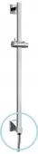 SAPHO - Sprchová tyč s vývodem vody, posuvný držák, 600, chrom 1202-04