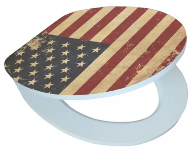  American Flag EDHGAF01 MDF, WC sedátko softclose