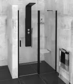 POLYSAN - ZOOM LINE BLACK sprchové dveře 1000, čiré sklo ZL1310B