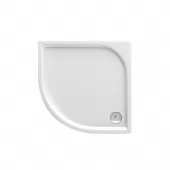 Akrylátová sprchová vanička nízká - čtvrtkruh Curych 052B (80x80x5,5 | R 55 cm)