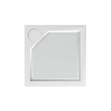Sprchová vanička z litého mramoru - čtverec Bonn SQ (90x90x3cm)