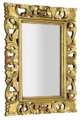 SAPHO - SAMBLUNG zrcadlo ve vyřezávaném rámu 60x80cm, zlatá IN121
