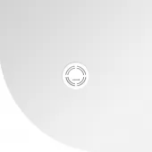 POLYSAN - FLEXIA vanička z litého mramoru čtvrtkruh, s možností úpravy rozměru, 80x80cm, R550 91171