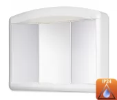 Zrcadlová skříňka (galerka) - bílá, š. 65 cm, v. 54 cm, hl.17,5 cm (MAX)