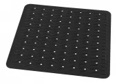 Protiskluzová podložka do sprchy PLAYA - černá, 54 × 54 cm (68410)