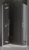 Sprchový kout čtvrtkruhový 100 cm levý, chrom/sklo (P3PG 55 100 10 07)