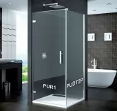 Boční stěna sprchová 100 cm, chrom/durlux (PUDT2P 100 10 22)