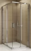 Sprchový kout čtvercový 90×90 cm, aluchrom/sklo (TOPAC 0900 50 07)