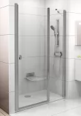 Sprchové dveře dvoudílné satin (CSD2-100 TRANSPARENT)