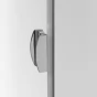 Sprchový kout obdélník MDO1+MB - otevírací dveře a pevná stěna