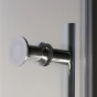Čtvercový nebo obdélníkový sprchový kout CLIPPER - otevírací  dveře s pevnou stěnou