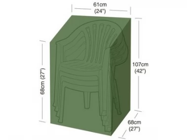 plachta krycí na 4 zahradní židle 61x68x107cm, PE 90g/m2