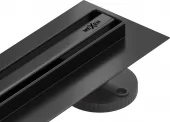 MEXEN - Flat 360 Slim odtokový žlab otočný 110 cm černá 1741110