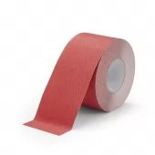 Červená korundová protiskluzová páska FLOMA Standard - 18,3 x 10 cm tloušťka 0,7 mm