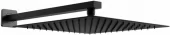 MEXEN/S - Slim čtvercová sprchová hlavice - déšť 30 x 30 cm + sprchové rameno, černá 79130112-70