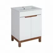 Koupelnová skříňka s keramickým umyvadlem Spree 60-2D