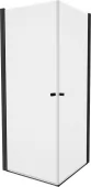 MEXEN/S - PRETORIA duo sprchový kout 80 x 80, transparent, černý 852-080-080-70-00-02