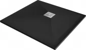 MEXEN - Stone+ Sprchová vanička čtvercová 70x70, černá 44707070