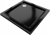 MEXEN - Flat Sprchová vanička čtvercová slim 100 x 100, černá 40701010