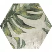 Dlažba Colorker Amazonia ZYX Tropic Decoro Emerald 32x36,8 Hex MIX