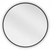 MEXEN - Loft zrcadlo 55 cm, černý rám 9850-055-055-000-70