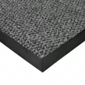 Šedá textilní zátěžová vstupní čistící rohož Fiona - 90 x 140 x 1,1 cm