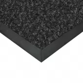 Černá textilní vstupní vnitřní čistící rohož Valeria - 110 x 160 x 0,9 cm