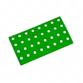 Zelený polyethylenový nájezd AvaTile AT-STD - 25 x 13,7 x 1,6 cm