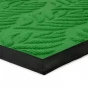Zelená textilní gumová vstupní rohož FLOMA Leaves - délka 45 cm, šířka 75 cm, výška 1 cm