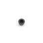 Černý gumový doraz návlečný pro hlavu šroubu FLOMA - průměr 1,5 cm x 0,9 cm