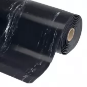 Černá protiúnavová průmyslová laminovaná rohož Marble Soft - 91 x 60 x 1,27 cm